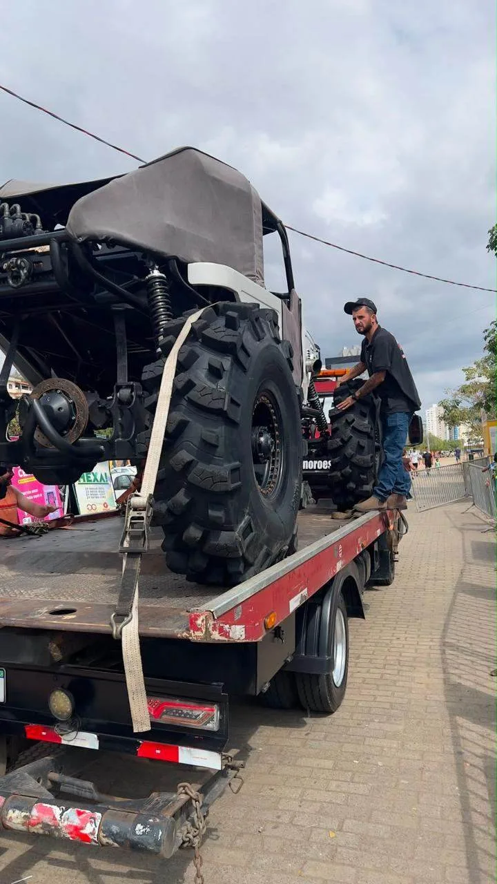 Buggy off-road transportado com segurança pela Noroeste Guincho